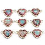 1pc Random Heart Emperor Stone Pendant for Women Girls