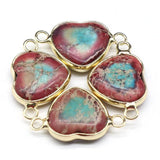 1pc Random Heart Emperor Stone Pendant for Women Girls