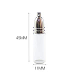 4PCS Glass Bottle Pendant Wish Secret Keep Small Bottle Pendants Women Gift