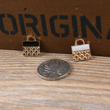 10PCs Handbag Shape Bracelet Necklace Charm DIY Jewelry Findings