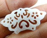 Natural Seashell Leaves Pendant Necklace 4PC