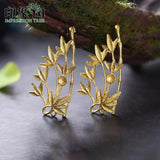 2Pcs Plating Copper Leaves Shape Charms Beads For DIY Jewelry Making 27092