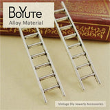 BoYuTe Antique Bronze Silver Ladder Pendant Diy Jewelry Findings Accessories