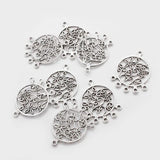 10PCS Antique Dream Catcher Charms for Boho Earring 36x28mm