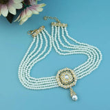 Moroccan Beads Choker Necklace Arabic Bride Wedding Jewelry