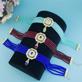 Moroccan Beads Choker Necklace Arabic Bride Wedding Jewelry