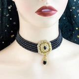 Moroccan Beads Choker Necklace Arabic Bride Wedding Jewelry
