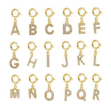 Name Initial Necklace with Zircon, Personalized Letter Pendant