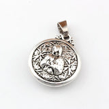 4Pcs Religious Alloy Virgin Mary Charm Pendant 25.8x35mm