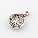 4Pcs Religious Alloy Virgin Mary Charm Pendant 25.8x35mm
