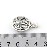 4Pcs Religious Alloy Virgin Mary Charm Pendant 25.8x35mm