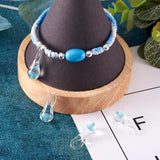2Pcs Mushroom Lampwork Pendants for Necklace DIY Jewelry