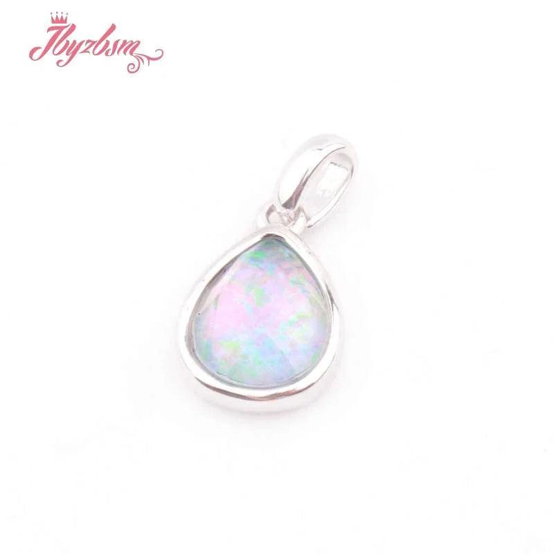 10x12mm Multicolor Drop Opal Faceted Loose Stone Beads for Jewelry Making