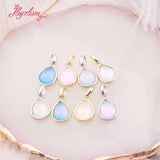 10x12mm Multicolor Drop Opal Faceted Loose Stone Beads for Jewelry Making