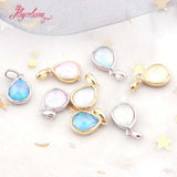 10x12mm Multicolor Drop Opal Faceted Loose Stone Beads for Jewelry Making