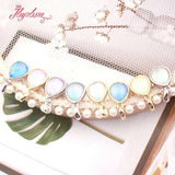 10x12mm Multicolor Drop Opal Faceted Loose Stone Beads for Jewelry Making