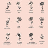 12pcs Stainless Steel Birthday Flowers DIY Jewelry Necklace Making