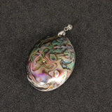 Vintage Abalone Shell Pendants Charms 60*39mm for Jewelry Making