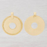 Boho Round Medallion Charms for Necklace Making