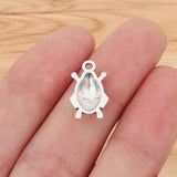 60 Tibetan Silver Insect Ladybug Bug Charms Pendants Beads DIY Earrings Necklace