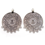 2pcs Tribal Large Bohemian Boho Connectors for Necklace Jewelry Making Findings