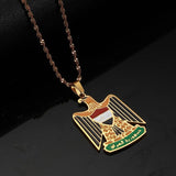 Stainless Steel Iraq Pendant Necklace Charm