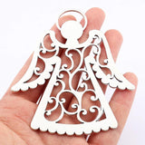 Tibetan Silver Large Angel Wings Charms Pendants DIY Necklace Jewelry Making