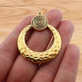 10 Vintage Boho Geometric Charms for DIY Necklace Making