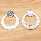 10 Vintage Boho Geometric Charms for DIY Necklace Making