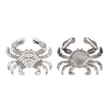 2pcs Tibetan Silver Large Crab Charms Pendants 59x50mm