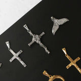 316l Stainless Steel Cross Pendant for Women Accessories