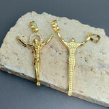 Metal Cross Jesus Pendants for Jewelry Making DIY Necklace