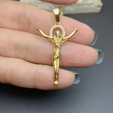 Metal Cross Jesus Pendants for Jewelry Making DIY Necklace