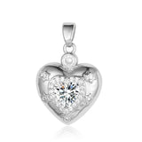 3pcs Love Arrow Heart Rainbow Copper Zircon Charms Necklace Making