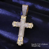 Jesus Cross Pendants Talisman Charms For Jewelry Accessories
