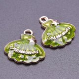20pcs Sea Ocean Fish Shell Enamel Charm Pendant DIY Craft Necklace Earrings