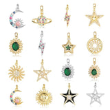 3pcs/Lot CZ Jewelry Pendants for Necklace Earring Making