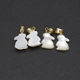 Shell Rabbit Pendant for Jewelry Making DIY Necklace Women Chocker