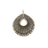 3PCS Antique Bronze Water Drop Charms for Jewellery Making