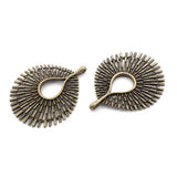 3PCS Antique Bronze Water Drop Charms for Jewellery Making