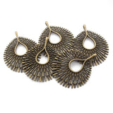 3PCS Antique Bronze Water Drop Charms for Jewellery Making