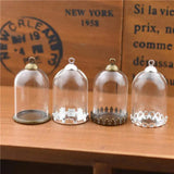 30*20mm Glass Tube Pendant DIY Accessory Set