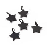 10pcs Golden Star Stainless Steel Mini Charms for Jewelry Making Supplies