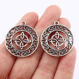 20Pcs Celtic Knot Charms Pendants DIY Jewelry Making Findings