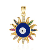 3pcs Flower Owl Bear Zircon Pendant CZ Charms for DIY Jewelry