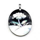 Mother Of Pearl Shell Round Pendant Charm For DIY Jewelry Making