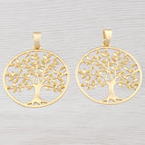 2 x Antique Hollow Tree Charms Pendants DIY Necklace Making Findings