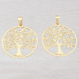 2 x Antique Hollow Tree Charms Pendants DIY Necklace Making Findings