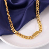 316L Stainless Steel Hip Hop Chain Choker Necklace Pendant