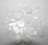Natural Shell Round Pendant for DIY Earring Making